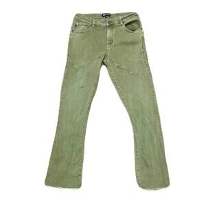 Doctrine Dark Green Flare Men’s Jean’s Size 32